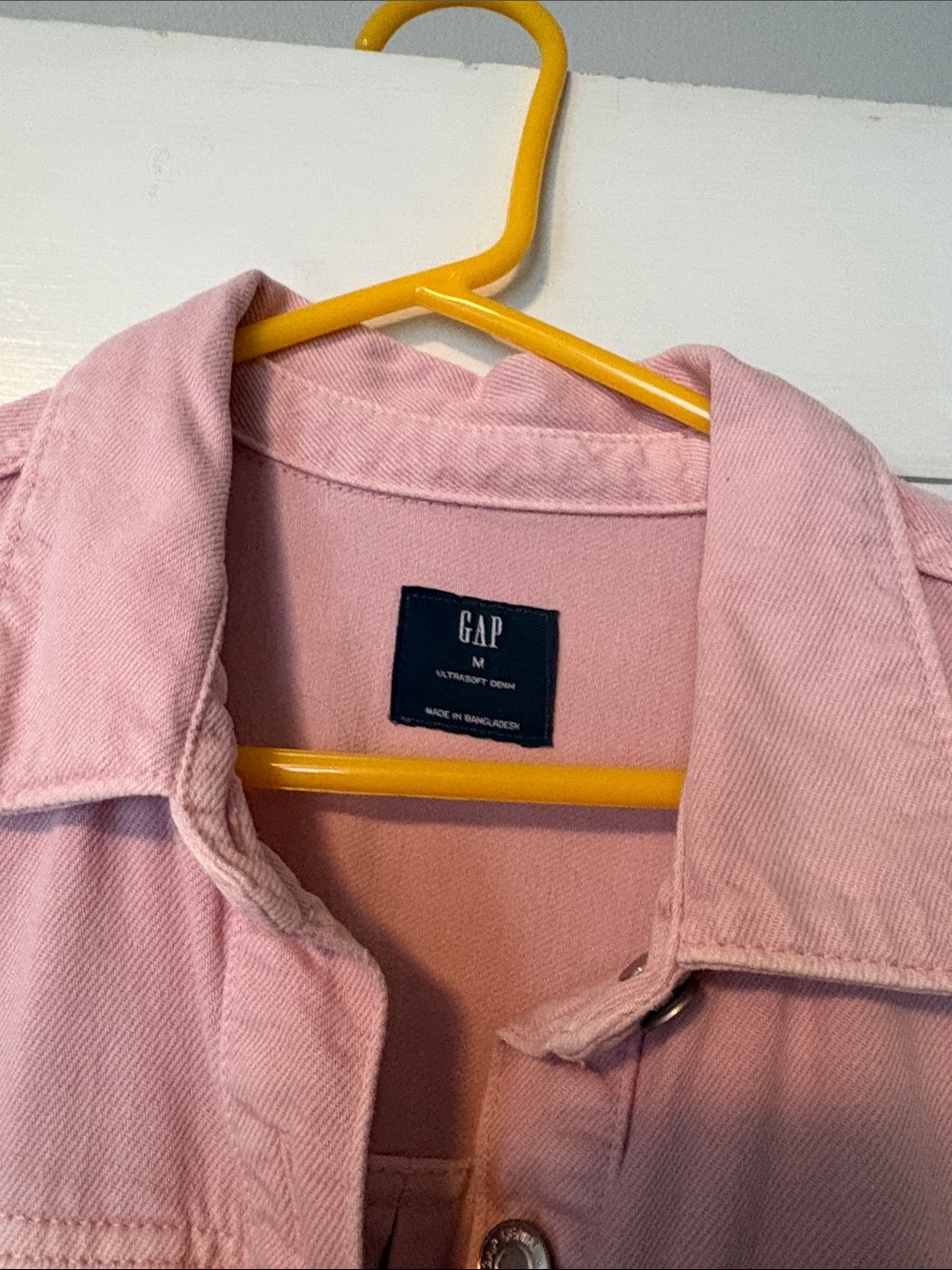 GAP Dusty Pink Polo Shirt Dress - Picture 3 of 4